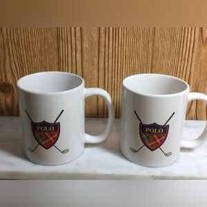 Vintage 1997 Ralph Lauren Coffee Mug
Polo Crest & Clubs set of 2